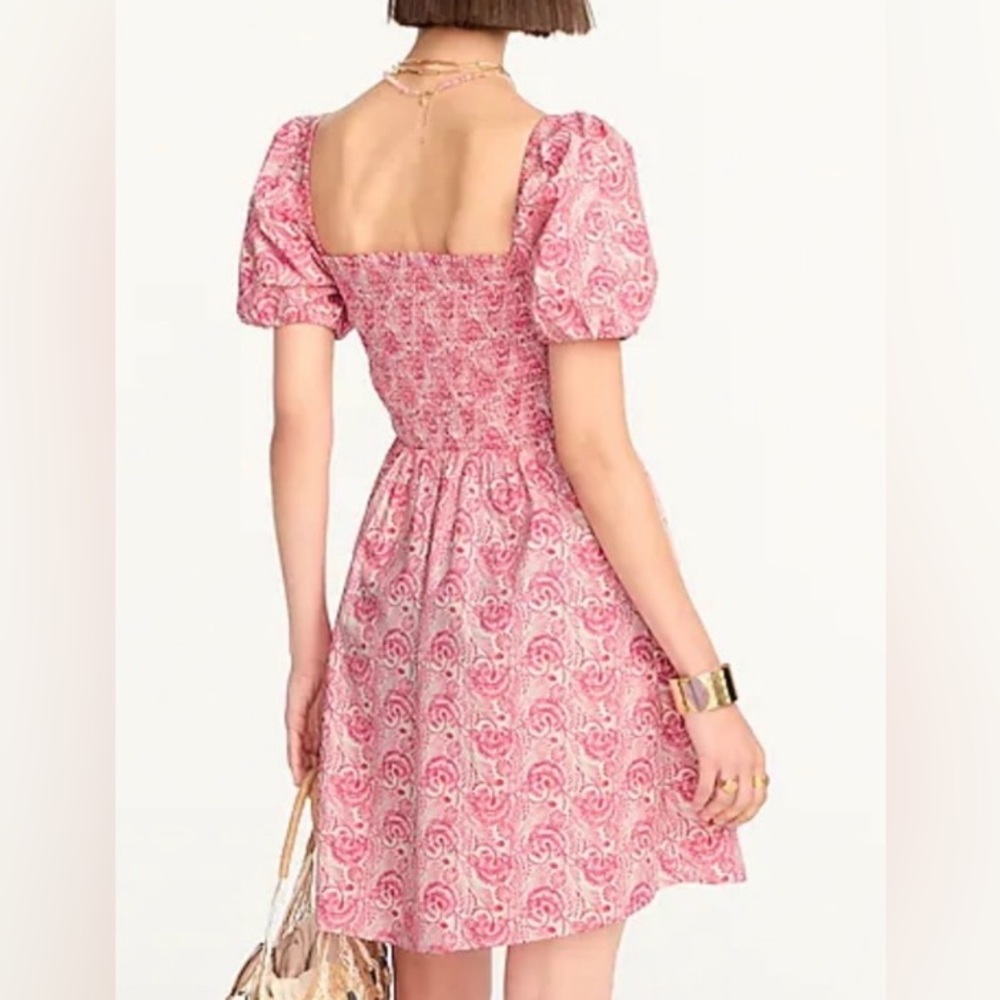 J. Crew Pink Floral Mini Dress - Picture 2 of 8